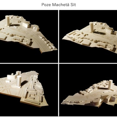 Macheta cladire tip turn - Bucuresti