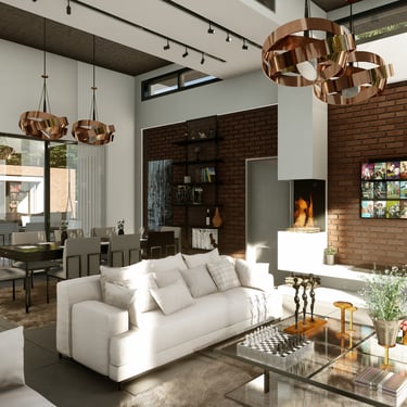 Design interior living open space