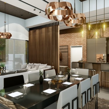 Design interior living open space