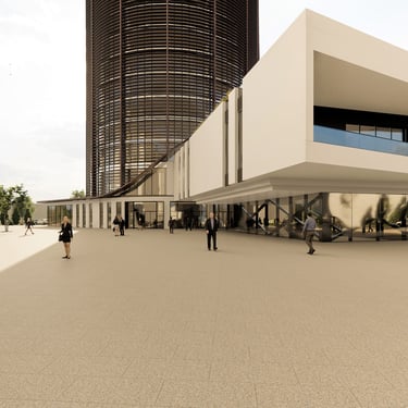 Proiect cladire tip turn - Bucuresti