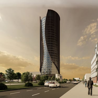 Proiect cladire tip turn - Bucuresti