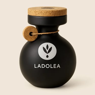 Ladolea Premium Extra Natives Olivenöl, Keramikflasche, griechisches Olivenöl
