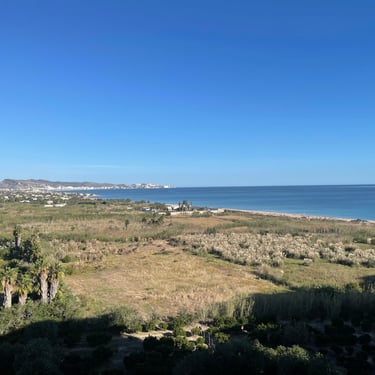 Vistas a la playa del Brosquil y a Cullera