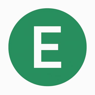 Letra E