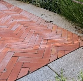 Briquettes pose chevron