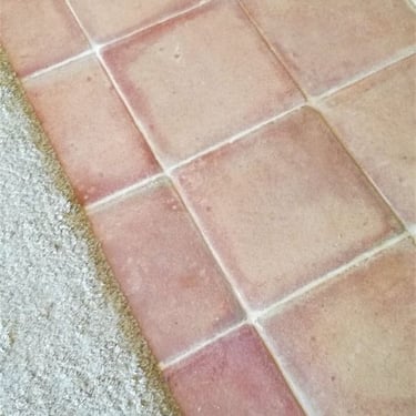 carreaux rosés 25x25x2.3 cm