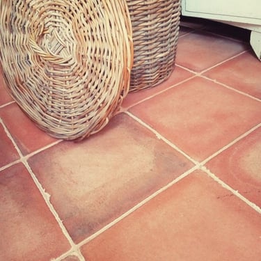 carreaux 20x20x1.8cm roses cire