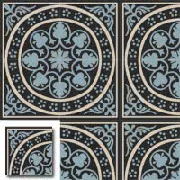 Carreaux ciments décor Château