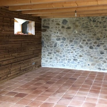 carreaux rosés mélangés