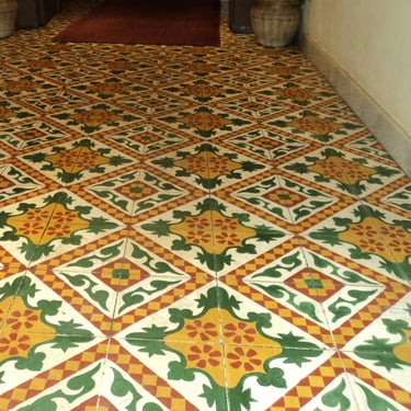 sol carreaux ciment