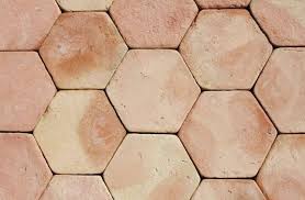 tomettes artisanales rosés en terre cuite naturelle-16x16 cm