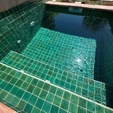 Zelliges vert emeraude