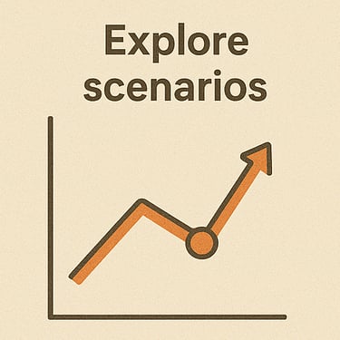 explore scenarios graphic