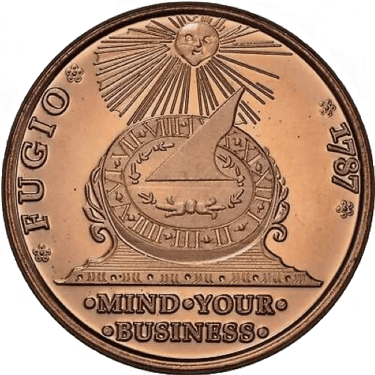 Photo of Back of Fugio Cent Coin