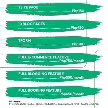 modular website hosting pricing