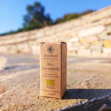 Greek lavender essential oil organic Anthos Botanicals 1