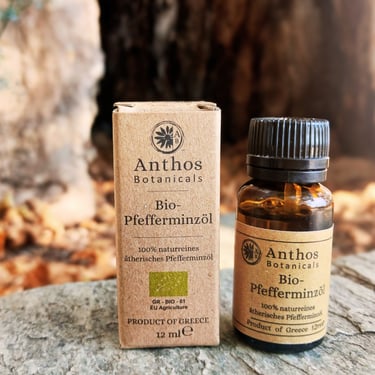 Greek peppermint essential oil organic Anthos Botanicals 4