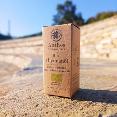 Greek thyme essential oil organic Anthos Botanicals 1 