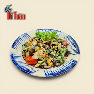 Cồi hàu điếu xào lăn tại Ốc Dì Toàn - Top 1 quán ốc ngon Bình Thạnh & Gò Vấp