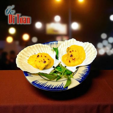Sò điệp nhật nướng phô mai tại Ốc Dì Toàn - Top 1 quán ốc ngon quận Bình Thạnh