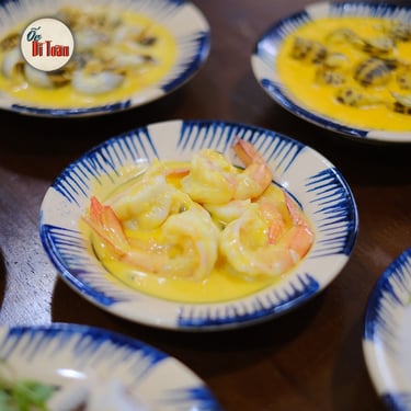 Tôm sốt chanh dây tại Ốc Dì Toàn - Quán ốc ngon quận Bình Thạnh