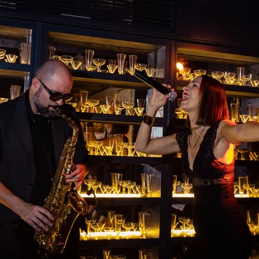 dúo cantante saxo barcelona