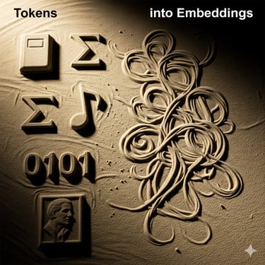 Tokens into Embeddings - Gemini
