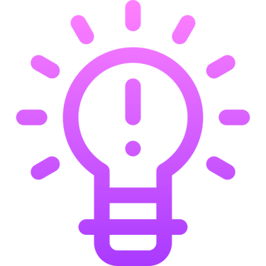a light bulb with a purple light bulb on it