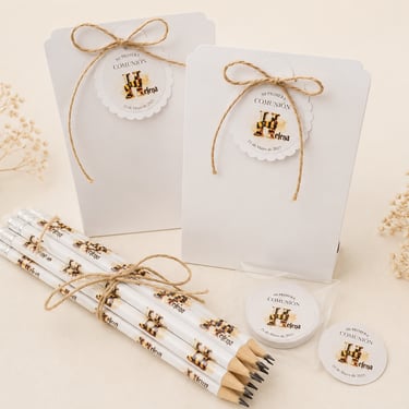 Detalles personalizados para invitados realizados por Amélie Art.