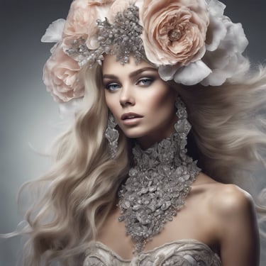 woman in black hat sketch