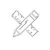 industrial design icon - white line art image