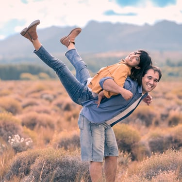 Sesión de fotos para familias en Bariloche. Fotografía familiar