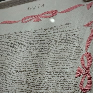 Detail, Clelia Marchi's Lenzuolo