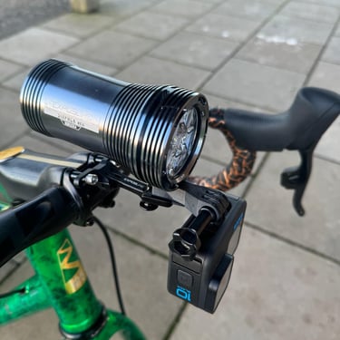 duo mount with exposure light and gopro 