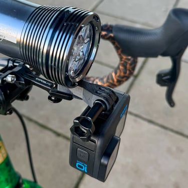 duo mount with exposure light and gopro 