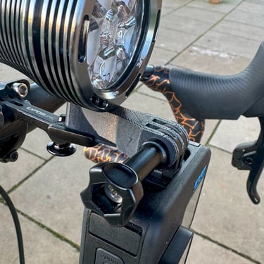 duo mount with exposure light and gopro 