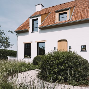 Kaleiwerken gevel woning door Joca Interior