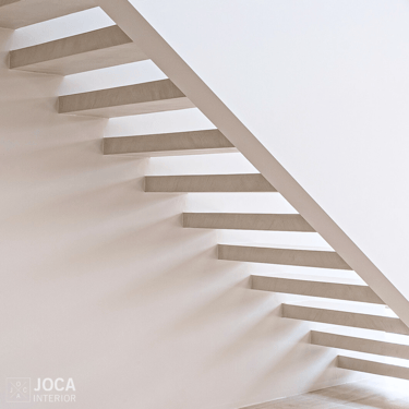Trappen bekleed in Microtopping door Joca Interior