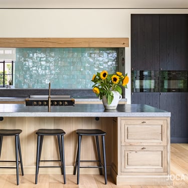 Keuken schilderwerken landelijke woning door Joca Interior