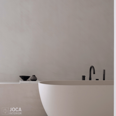 Badkamer muren en vloer bekleed in Microtopping door Joca Interior