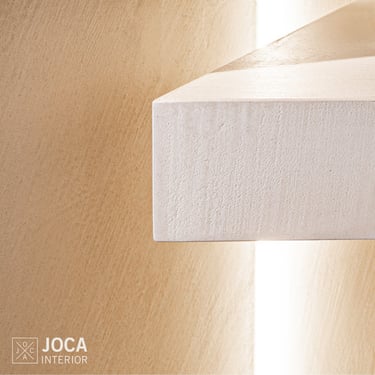 Winkelruimte schabben bekleed in Microtopping door Joca Interior