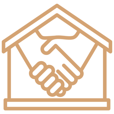 Graphic of a handshake