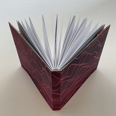 Softcover journal with paste paper cover