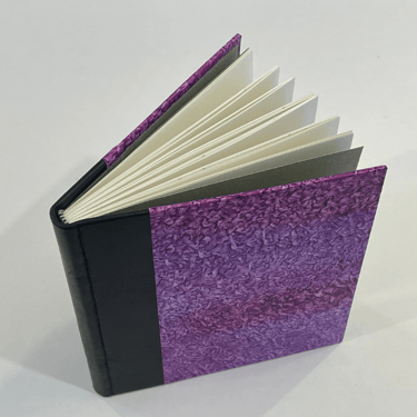 Journal with mottled paste paper
