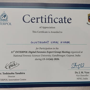 11th INTERPOL Digital Forensics Expert Group (DFEG) Meeting – 2026