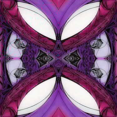 a picture of a purple and white abstract design