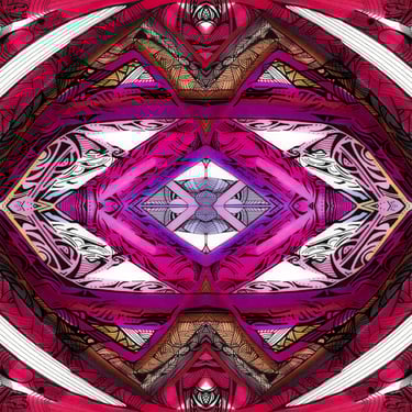 a colorful abstract pattern of a colorful, abstract design
