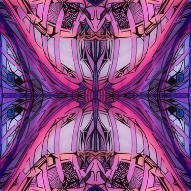 a colorful abstract pattern of a colorful abstract design