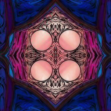 a digital art work of a digital art work of a digital painting of a pink