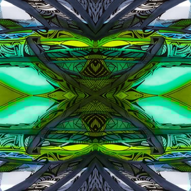 a digital art work of a digital art work of a colorful abstract design